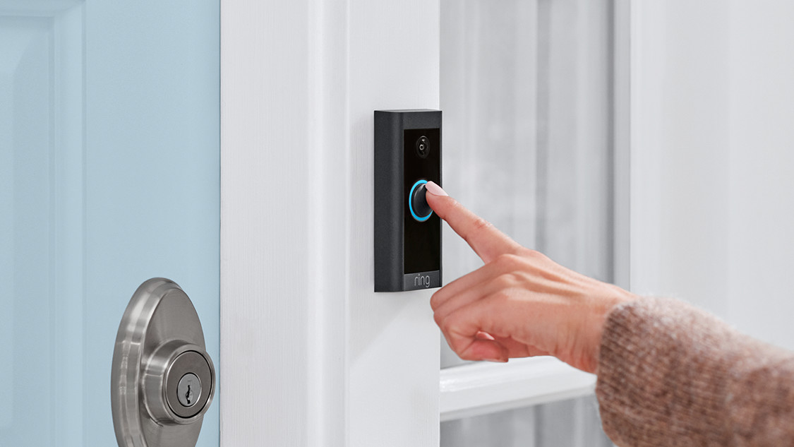 Official Ring Video Doorbell Wired installation photograph